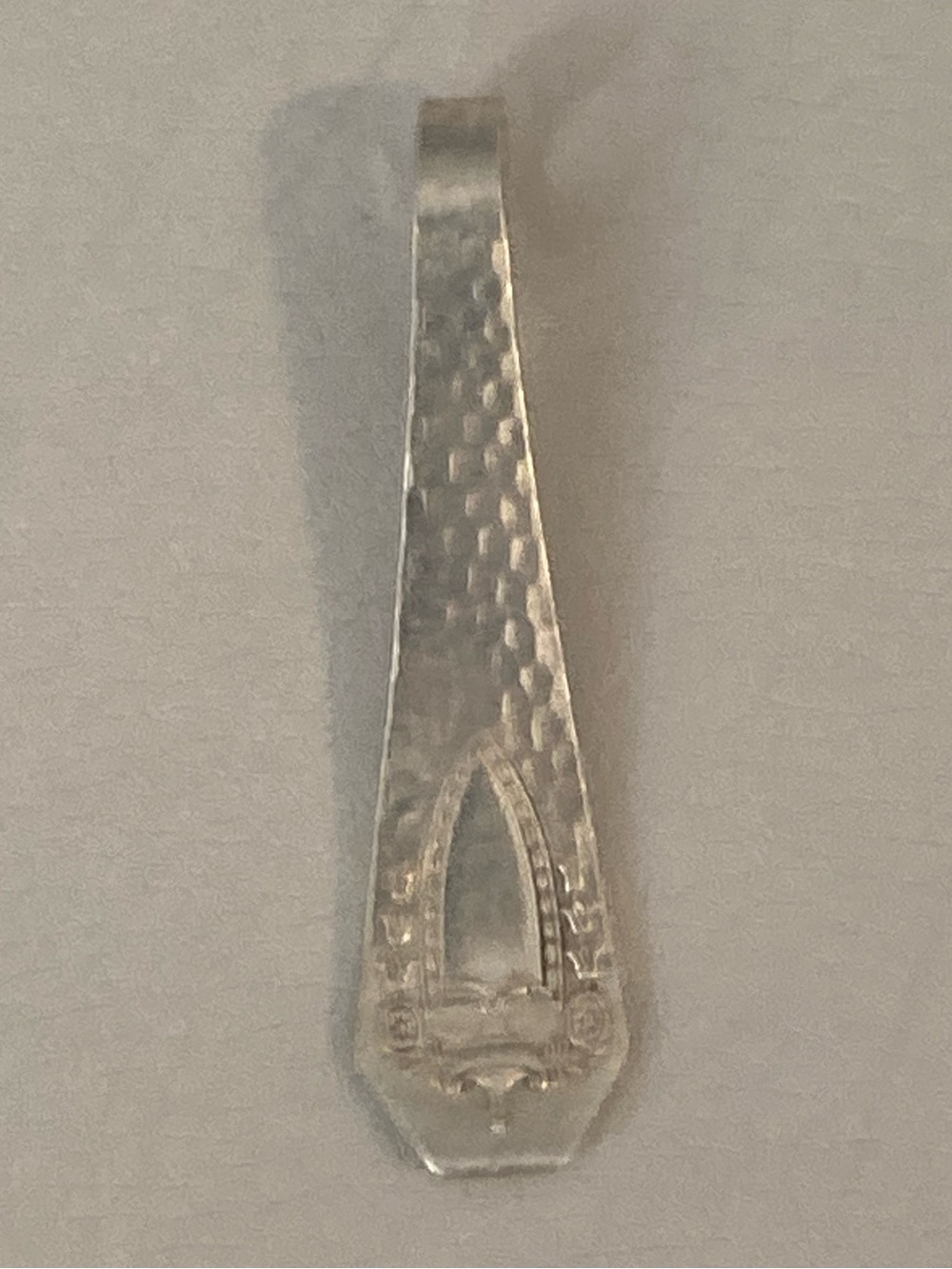 vintage silver plated Spoon Pendant